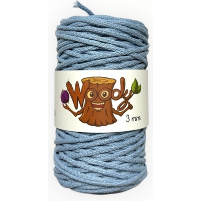 Woody Crafts Woody 3 mm – Světlý Jeans (100m)
