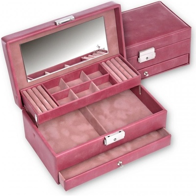 Sacher šperkovnice Helen Pastello růžová