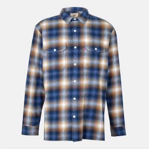 Levi's Риза с дълъг ръкав Levis Men's Jackson Worker Long Sleeve Denim Shirt - Blue/Brwn Check