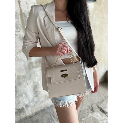 Grosso Béžová kabelka do ruky GS-5050-beige