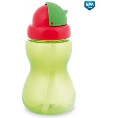 Canpol babies sportovní láhev se slámkou zelená 270 ml