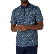 Pánska poloOriginal Penguin PETE N The COURSE BLOCKED POLO black iris
