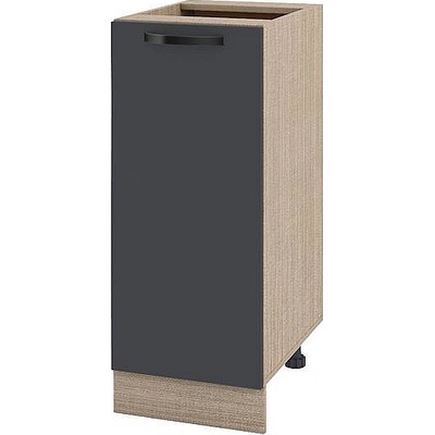 ИРИМ Долен кухненски шкаф Сити МФ-Карбон мат-11-40 35 см