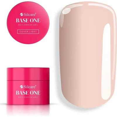 Silcare Base One gél na nechty kamuflážny uv gél Cover Light 15 g