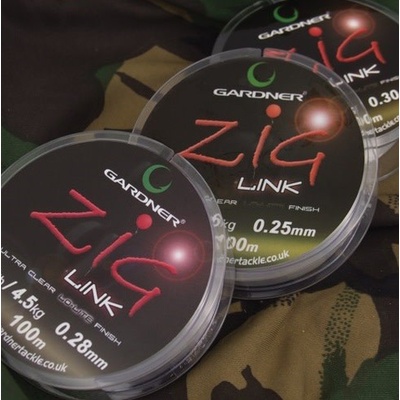 Gardner Zig Link Clear 100m 0,28mm 4,5kg