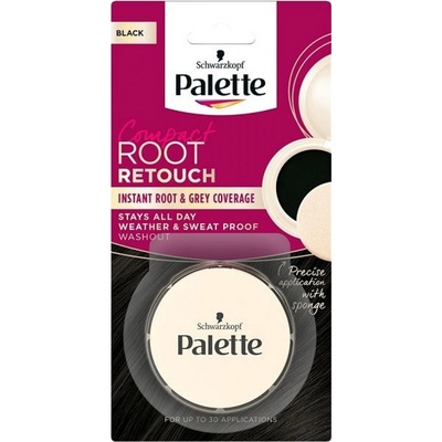 Schwarzkopf Palette Compact Root Retouch vlasový korektor Black 3 g