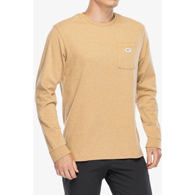 Patagonia L/S Shop Sticker Pocket Responsibili-Tee talon gold