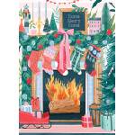 Pieces & Peace - Puzzle Christmas Fireplace - 500 piese
