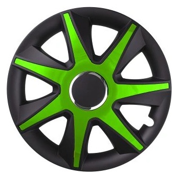 Image 1 of Тасове за джанти Run черно / зелено - 16