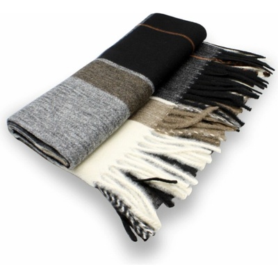 Krumlovanka Maxi kostkovaná Cashmere Sensation P-72654-N černá