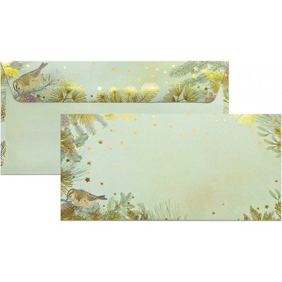 Galeria Papieru Sada přání s obálkou - 5x obálka DL, 5x přání, vánoční motiv, 10 ks