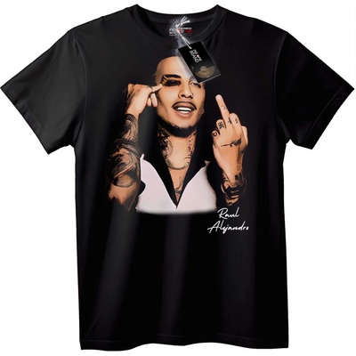 NOONEBRAND Тениска Raul Alejandro Татуировка - XL, White