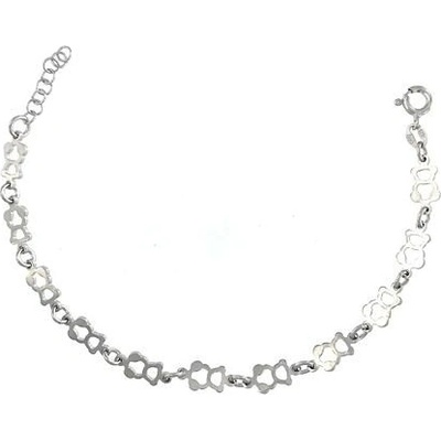 INFINITYSILVER Detský strieborný náramok medvede 25130515+