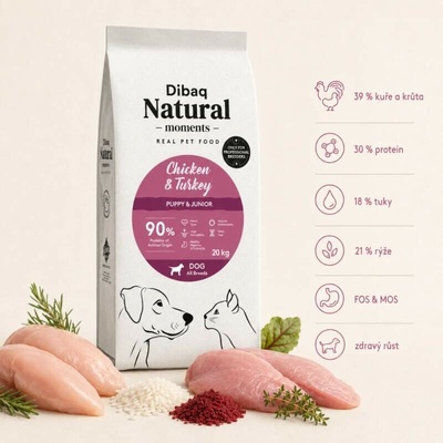 Dibaq Sense Natural breeder Puppy & Junior 20 kg