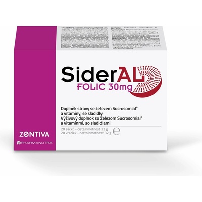 SIDERAL folic 30 mg 20 sáčků