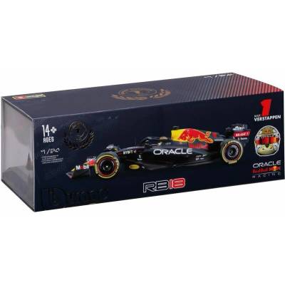Bburago Oracle Red Bull Racing RB18 NO1 Verstappen 1:18