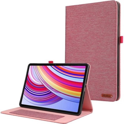Vsetkonamobil 78923 FABRIC Zaklápací kryt pre Xiaomi Redmi Pad Pro / Pad Pro 5G ružový