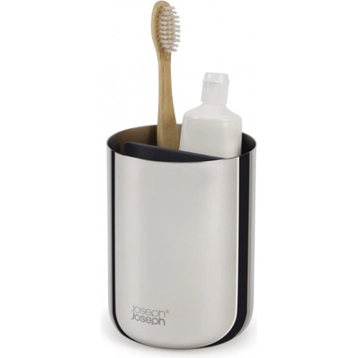Joseph Joseph Поставка за четки за зъби Joseph Joseph EasyStore Luxe 70580, Разглобяема, Неръждаема стомана, Сив/Инокс (70580)