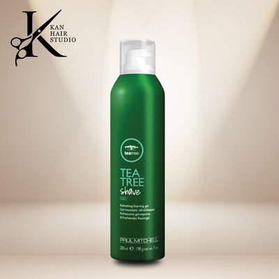 Paul Mitchell TEA TREE SHAVE GEL® освежаващ гел за бръснене с екстракт от чаено дърво и мента 200 ml