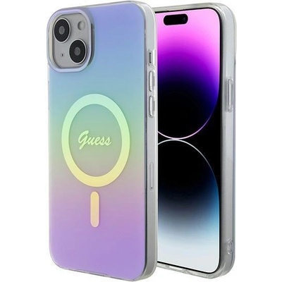 GUESS Кейс Guess GUHMP15SHITSU за iPhone 15 6.1", лилав / лилав, твърд, IML Iridescent MagSafe (3666339154783)