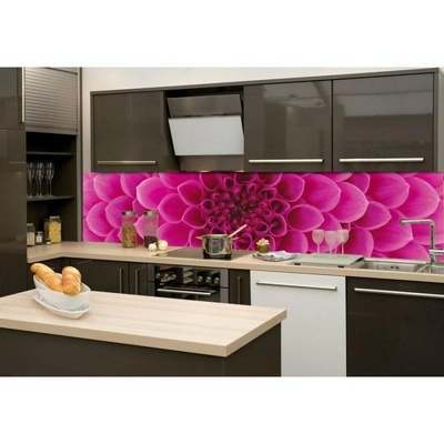 DIMEX ART Фототапет за кухня - розова георгина 260 x 60 см
