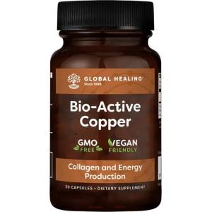 Global Healing Cu1 Micro-Activated Copper, 30 капсули, Global Healing (03168 (CU1-30))