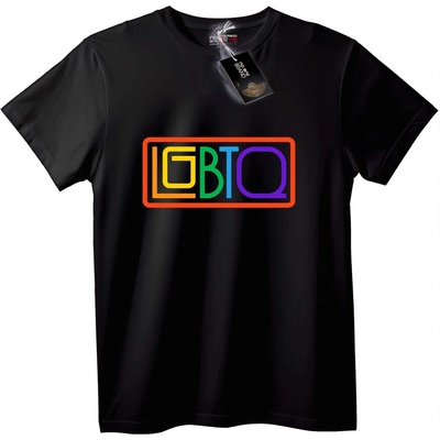 NOONEBRAND Тениска LGBTQ Прайд Дъга - 2XL, White