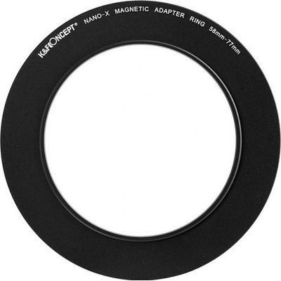 K&F Concept Magnetic Filter Adapter Ring 58 na 77 mm