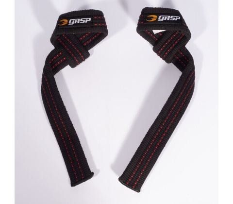 GASP LIFTING STRAPS BLACK/RED