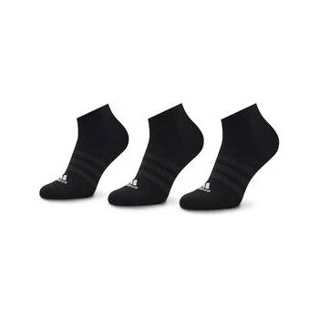 adidas Комплект 3 чифта къси чорапи унисекс Thin And Light IC1336 Черен (Thin and Light Sportswear Low-Cut Socks 3 Pairs IC1336)