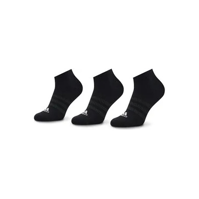adidas Комплект 3 чифта къси чорапи унисекс Thin And Light IC1336 Черен (Thin and Light Sportswear Low-Cut Socks 3 Pairs IC1336)