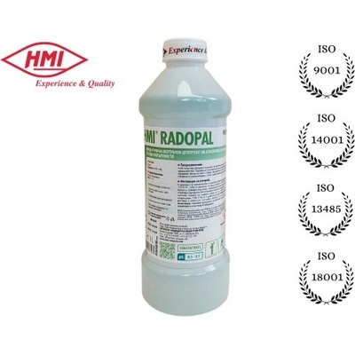Hmi - България Hmi® radopal 1 л Концентрат на алкохолна основа за почистване на под и санитария. По НАССР. Без изплакване (100204-955)
