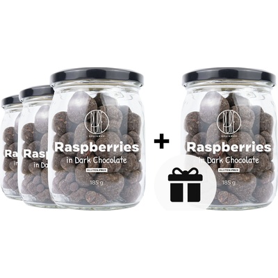 BrainMax Pure 3+1 БЕЗПЛАТНО: BrainMax Pure® Лиофилизирани малини в черен шоколад, 185 гр