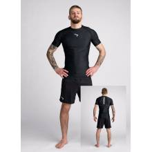 Rashguard funkčné tričko IpponGear UBMA krátke rukávy Black čierne