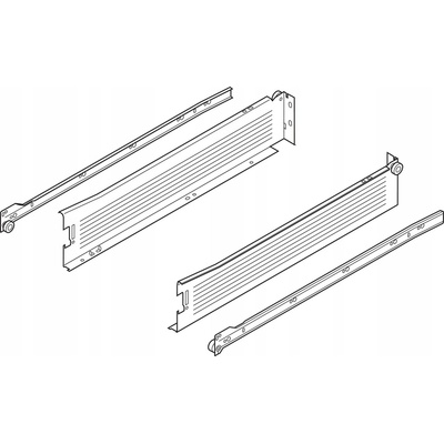 Blum 320M4500C15 Metabox 86/450 sivý
