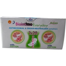 BioIntimo Anionové hygienické vložky intímky 2 x 20 ks