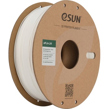 eSUN PLA-LW White - 1, 75 mm / 1000 g (PLA-LW175W1P1)