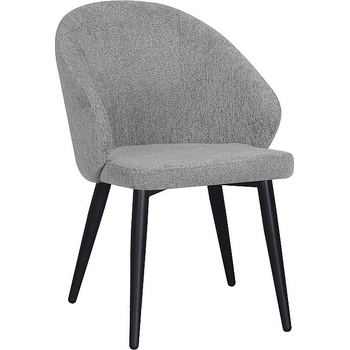 ЕВРОМАР Трапезен стол patya светло сив / черно