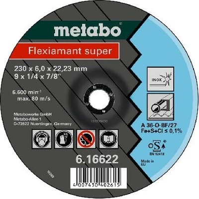 Metabo Brúsny kotúč 115 x 6,0 x 22,23 mm 616739000
