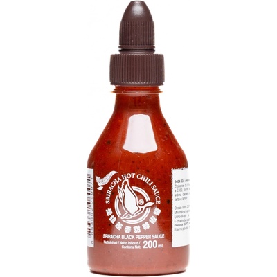 Flying Goose Brand Čili omáčka Sriracha s čiernym korením FGB 200 ml
