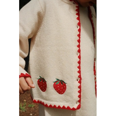 Konges Sløjd Детска вълнена рокля Konges Sløjd COLLETTE DRESS (KS104750.PPY2)