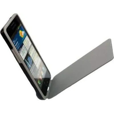Samsung Flip-Case - оригинален хибриден кейс за Galaxy S2 (сив-черен)