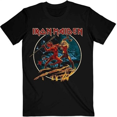 Iron Maiden Number Of The Beast Run To The Hills Circular Black S Риза (IMTEE142MB01)