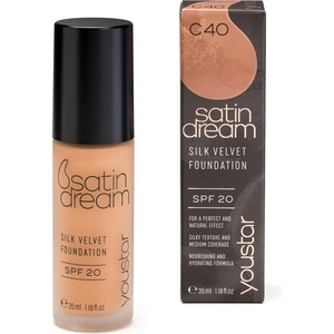 Youstar Satin Dream Foundation Фон дьо тен флуид 35ml - douglas - 16,80 лв