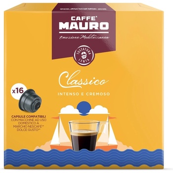 Caffé Mauro Кафе капсули Mauro Dolce Gusto Capsules Classico - 16 бр х 7 г (51242)