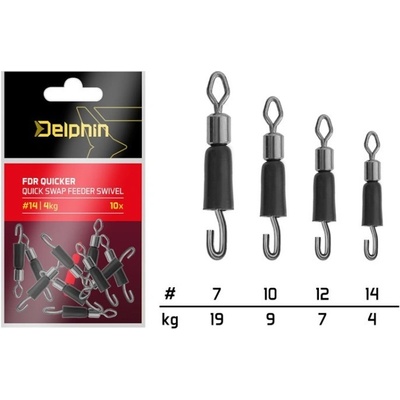 Delphin Rychloobratlík s Gumičkou FDR Quicker Vel.12 10 ks 7 kg – Zboží Dáma