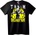 NOONEBRAND Тениска Тренирай Insaiyan - XS, Black