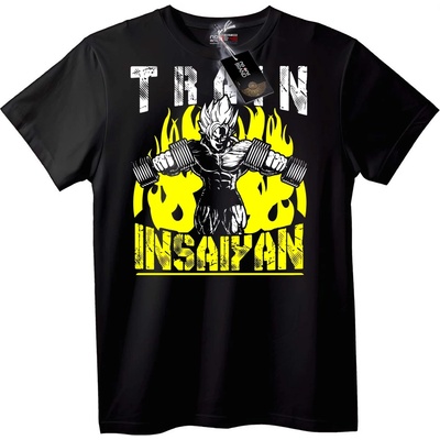 NOONEBRAND Тениска Тренирай Insaiyan - XS, Black