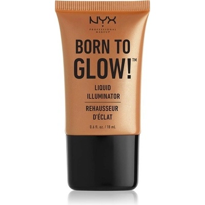 NYX Professional make-up Born To Glow tekutý rozjasňovač 03 Pure Gold 18 ml