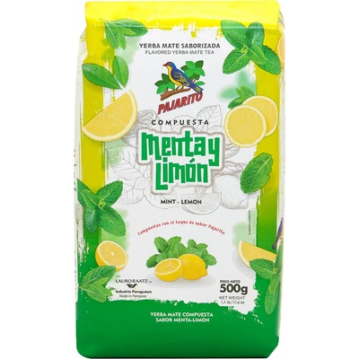 Pajarito Menta Limón yerba maté Mäta a citrón 500 g